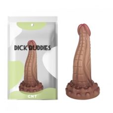 Фаллоимитатор на присоске коричневого цвета Cnt Admiral