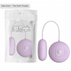 Виброяйцо вагинальное с пультом управления фиолетового цвета Cnt Cowry