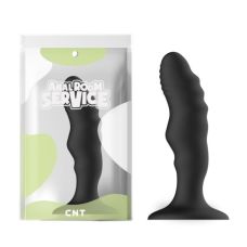 Анальная пробка силиконовая черного цвета Cnt Fantasy №2
