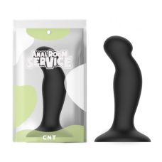 Анальная пробка с головкой черного цвета Cnt Warrior Anal №5 длина 120 мм