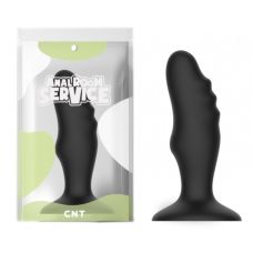 Анальная пробка силиконовая черного цвета Cnt Fantasy №1