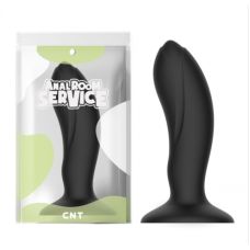 Анальная пробка силиконовая черного цвета Cnt Warrior Anal №1 длина 130 мм