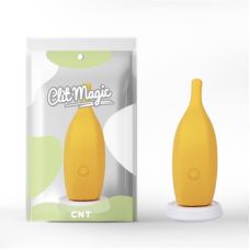 Вибратор для стимуляции клитора в форме бананчика желтого цвета Cnt Ba-Banana