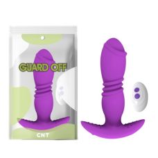 Вібромасажер простати для чоловіків фіолетового кольору з пультом дистанційного керування Cnt P spot Thumper