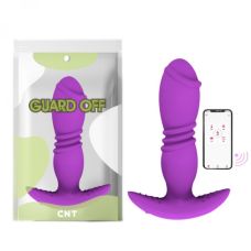 Вібромасажер простати для чоловіків з керуванням зі смартфона фіолетового кольору Cnt P spot