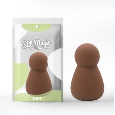 Вибромассажер Ванд грибок для стимуляции интимных зон коричневого цвета Cnt Magic Bubble