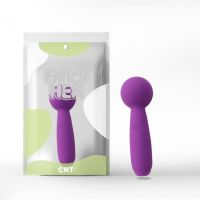 Вібромасажер Ванд мікрофон для стимуляції інтимних зон фіолетового кольору Cnt Pleasure
