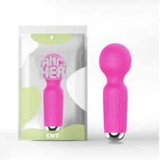 Вибромассажер Ванд микрофон для стимуляции интимных зон розового цвета Cnt Sweetie