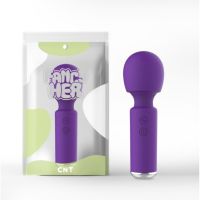 Вибромассажер Ванд микрофон для стимуляции интимных зон фиолетового цвета Cnt Intimate