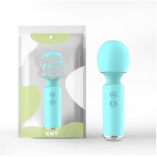 Вибромассажер Ванд микрофон для стимуляции интимных зон голубого цвета Cnt Intimate