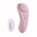 Вибротрусики для стимуляции клитора розового цвета с пультом ДУ Cnt Magnetic Stay 