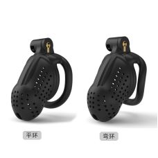 Пояс верности мужской БДСМ по 3D технологии черного цвета Bdsm4u