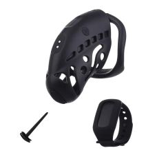 Пояс вірності з електростимуляцією чоловічого чорного кольору Bdsm4u