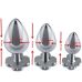 Анальний металевий затор з рожевим каменем Metal Clover Butt Plug Jewelry Large Анальний металевий затор з рожевим каменем Metal Clover Butt Plug Jewelry Large