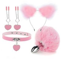 Рожевий ніжний комплект БДСМ Fur Sexy Kit