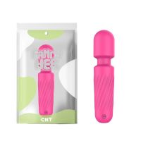 Вібромасажер Ванд у формі мікрофона малинового кольору Cnt Sweetie Wand 2