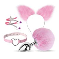 Сексуальный набор для БДСМ игр Bondage Toys Kit розовый