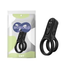 Ерекційне кільце на член із вібрацією Dual Enhance Ring чорне