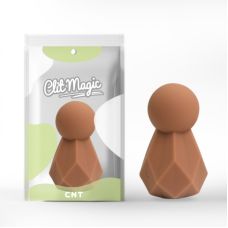 Вибратор для клиторальной стимуляции грибок 3D Design Polyhedron Polyhedron коричневого цвета