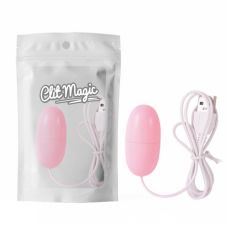 Виброяйцо вагинальное на проводе розового цвета Cnt Naughty Romp