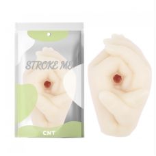 Мастурбатор без вібрації у вигляді руки Libido Grip No.8 White тілесний