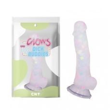 Фалоімітатор на присосці Jelly Knight, що світиться