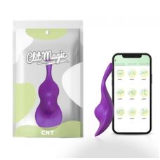 Смарт вибратор в трусики для стимуляции клитора фиолетовый Cnt Take Over-The Violin 