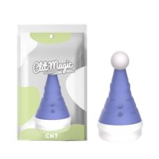 Вибратор вагинальный для точки G и для стимуляции клитора и сосков в форме Шапочки Санта-Клауса фиолетового цвета Cnt Santa Cap