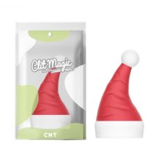 Вибратор вагинальный для точки G и для стимуляции клитора и сосков в форме Шапочки Санта-Клауса красного цвета Cnt Santa Cap