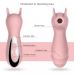 Вакуумний кліторальний вібростимулятор для жінок рожевий Cnt Intimate Kissing