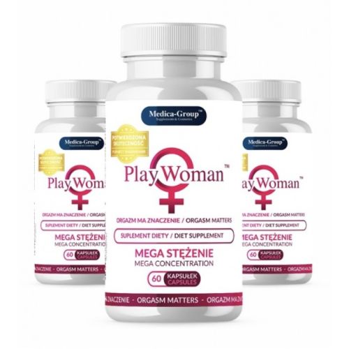 Препарат для підвищення відчуттів та досягнення оргазму Medica-group WinWoman Capsules 3 x 60 штук