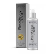 Масажне масло з збуджуючими феромонами для чоловіків PheroStrong By Night for Men Massage Oil 100мл