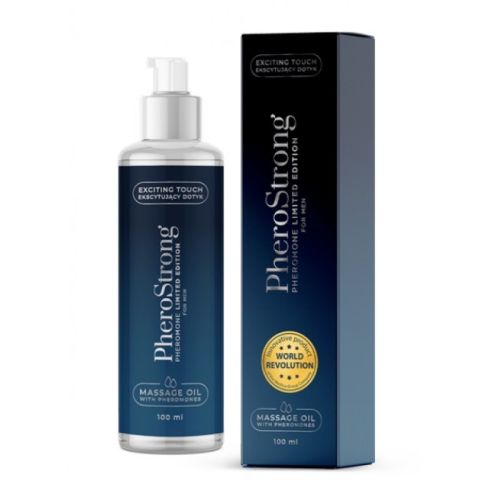 Масажне масло з феромонами для чоловіків PheroStrong Limited Edition для Men Massage Oil 100мл