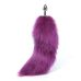 Анальная пробка с длиным фиолетовым хвостом Detachable Fluffy Fox Tail Plug Анальная пробка с длиным фиолетовым хвостом Detachable Fluffy Fox Tail Plug