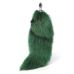 Анальная пробка с пушистым зеленым хвостом Detachable Fluffy Fox Tail Plug Green 18.5 Анальная пробка с пушистым зеленым хвостом Detachable Fluffy Fox Tail Plug Green 18.5