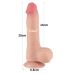 Фалоімітатор реалістичний на присосці Sliding Skin Dual Layer Dong Flesh 8.0 тілесний Фалоімітатор реалістичний на присосці Sliding Skin Dual Layer Dong Flesh 8.0 тілесний