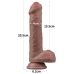 Фалоімітатор з венами на присосці Dual Layered Silicone Cock 8.0 коричневий Фалоімітатор з венами на присосці Dual Layered Silicone Cock 8.0 коричневий