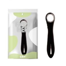 Вибратор вагинальный силиконовый черного цвета Cnt