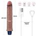 Реалістичний вібратор Lovetoy Real Softee Rechargeable Silicone Vibrating Dildo 9.5 коричневий