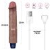Вибратор вагинальный реалистик коричневый Lovetoy Real Softee Rechargeable Silicone Vibrating Dildo