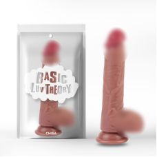 Фаллоимитатор реалистик на присоске Realistic Dick 8.5 телесный