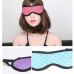 Повязка на глаза БДСМ с сердечками Sexy Strap Blindfold Queen Mask голубая