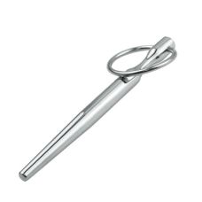 Уретральний стимулятор для БДСМ сріблястий