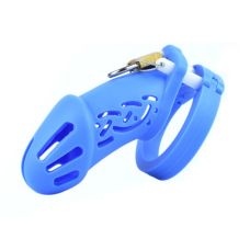 Пояс вірності чоловічий силіконовий синього кольору Bdsm4u Standart