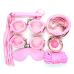 Набір для БДСМ з 7 предметів з хутром рожевий Shades of Love
