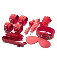 Набор для БДСМ игр из 7 предметов красного цвета Vscnovelty Shades of Love