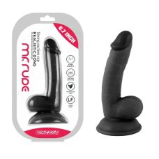 Реалістичний фалоімітатор на присосці Realistic Dong Black Mr. Rude 6.7 чорний