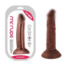 Фаллоимитатор реалистик на присоске Realistic Dong Brown Mr. Rude 7.9 коричневый