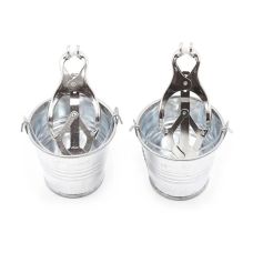 Зажимы для сосков с ведерками для жидкости Bucket Nipple Clamps серебристый