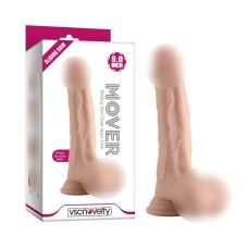 Фалоімітатор реалістичний Sliding Skin Dual Layer Dong-Whole testicles 9.0 тілесний
